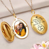 Custom Photo Happy Mother's Day Gift To Me You Are The World Locket Necklace HO82 893658