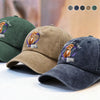 Custom Photo Forever In My Heart Memorial Washed Denim Baseball Cap HA75 892844
