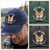 Custom Photo Best Dog Dad, Cat Dad By Par Washed Denim Baseball Cap HA75 892482