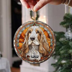 Personalized Dog Portrait Art Ceramic Ornament Gift For Dog Lovers TH10 896419