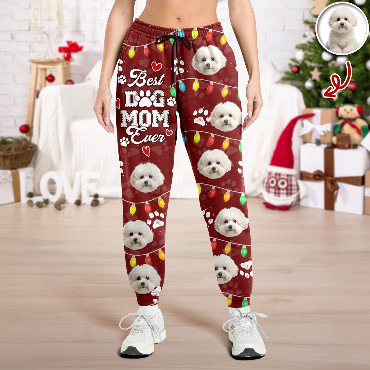 Custom Photo Best Dog Cat Dad/Mom Ever Sweatpants CH07 899138
