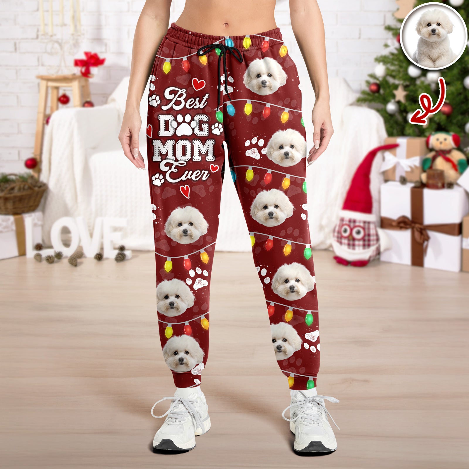 Custom Photo Best Dog Cat Dad/Mom Ever Sweatpants CH07 899138