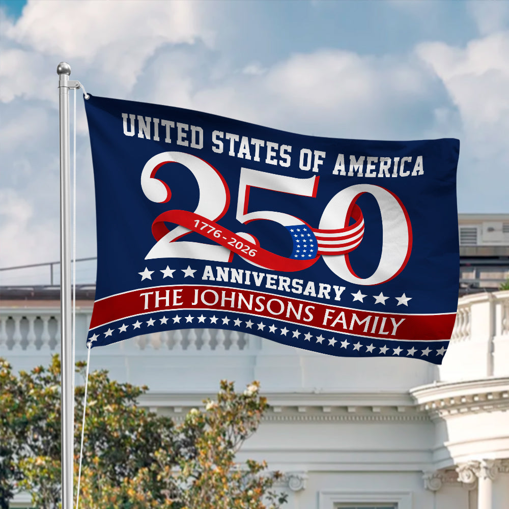 United States of America 1776 2026 House Flag 250 Years Patriotic Gift Decor CH07 910126