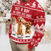 Just A Girl Who Loves Her Dog Christmas Ugly Sweater TH10 896289