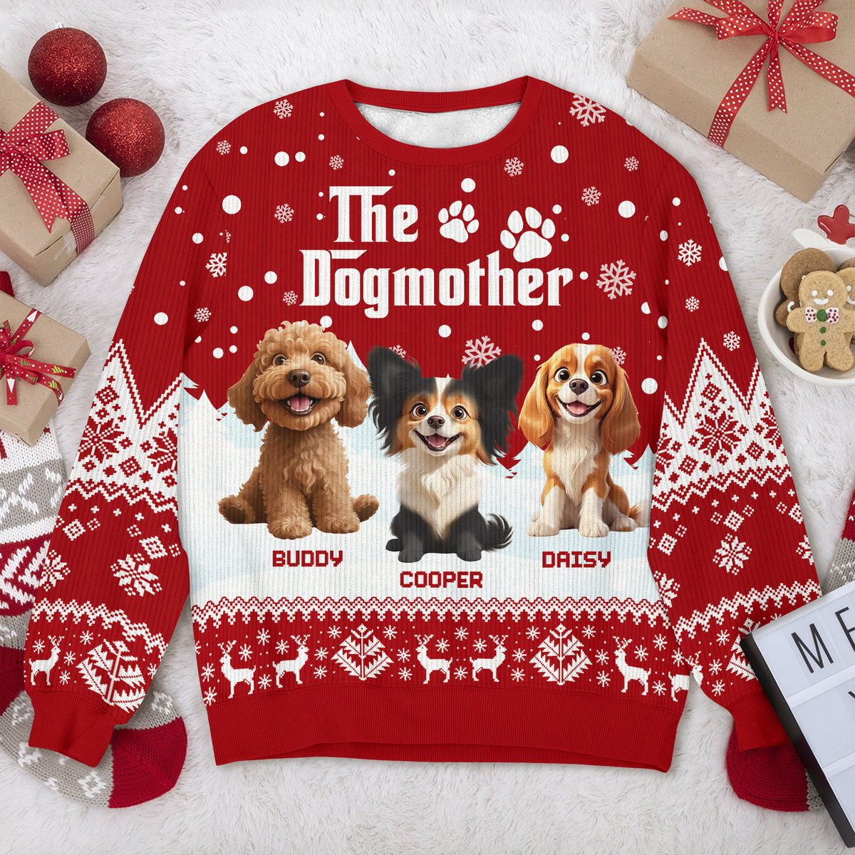 Personalized The DogMother Ugly Sweater Gifts for Dog Lovers TH10 896485