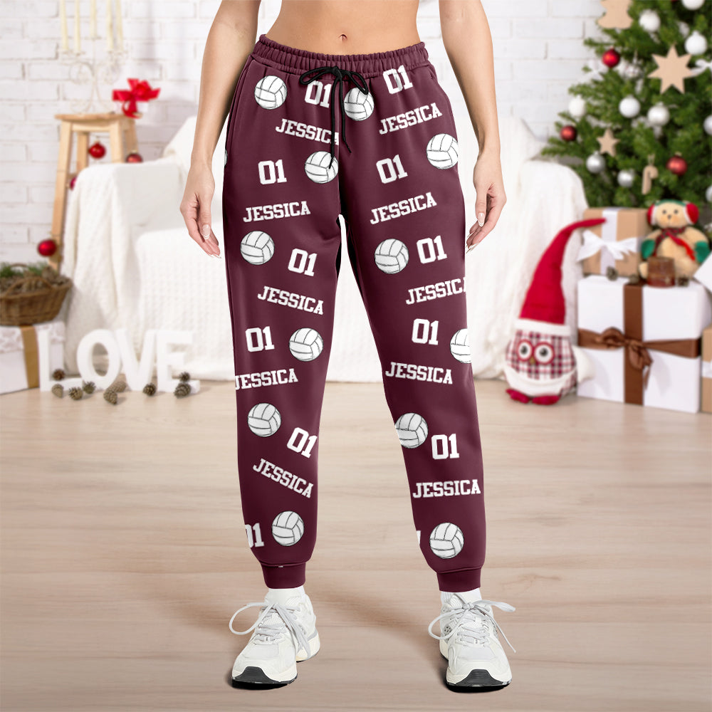 Custom Name, Number Volleyball Personalized Sweatpants HA75 897674