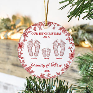 Custom Christmas Birthday Ceramic Ornament Gifts For Mom, Dad, Kids TH10 894741