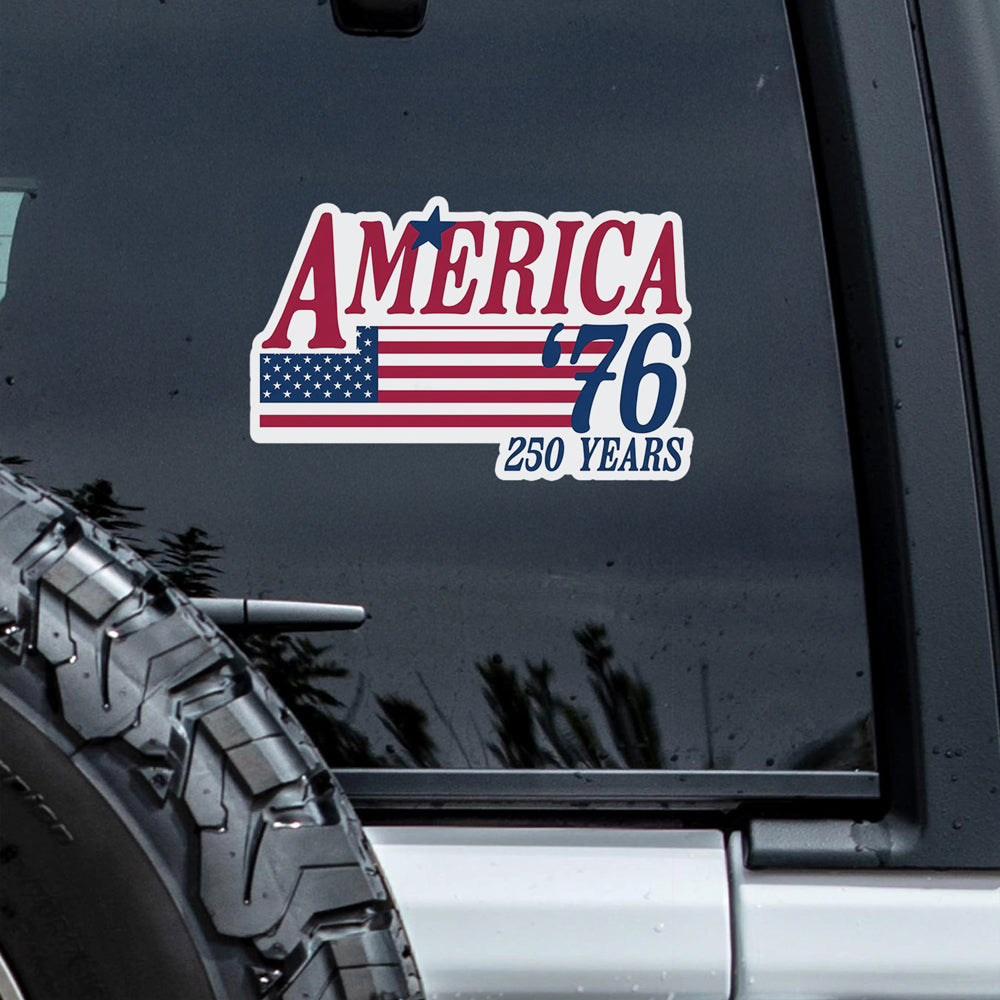 America 76 250 Years Anniversary Car Window Decal Sticker TH10 169229