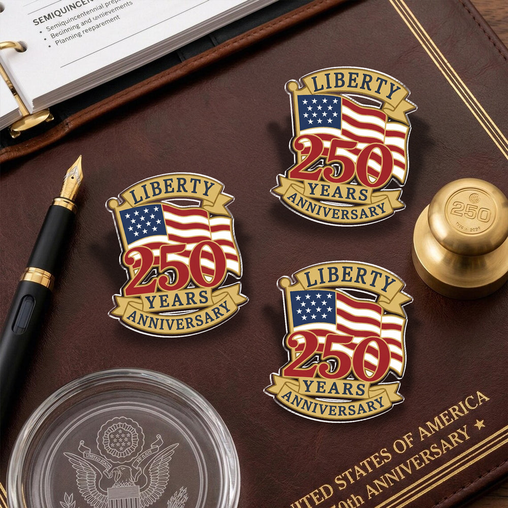 Liberty 250 Years Anniversary Acrylic Pin TH10 169311