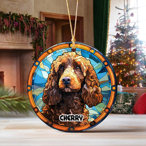 Personalized Dog Portrait Art Ceramic Ornament Gift For Dog Lovers TH10 896419