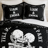 Till Death Do Us Part - Personalized Bedding Set Valentine Gift For Couple CH07 899852