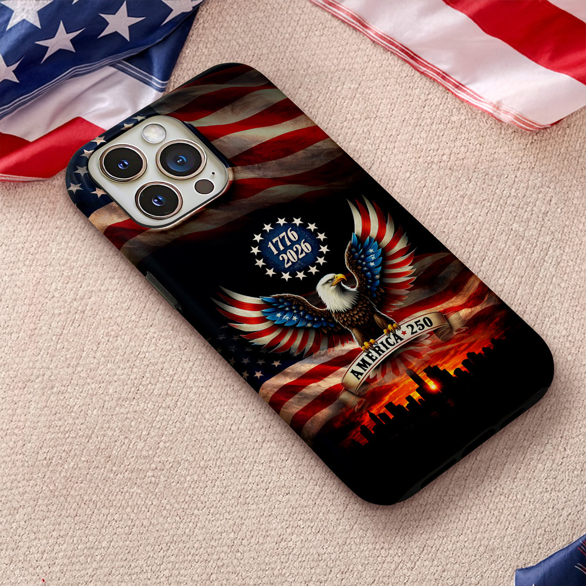 America 250th Anniversary 1776-2026 Patriotic Phone Case HA75 920204