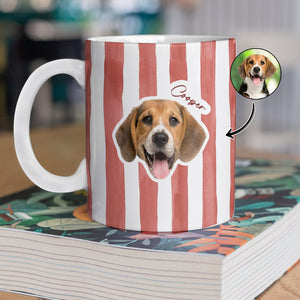 Custom Dog Photo Personalized Print Full Mug For Dog Lovers LM32 895493