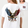 Custom Name American Eagle USA 250 Years Patriotic Front And Back Shirt HO82 901840