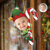 Custom Photo Baby Elf Personalized Christmas Acrylic Ornament HA75 898250