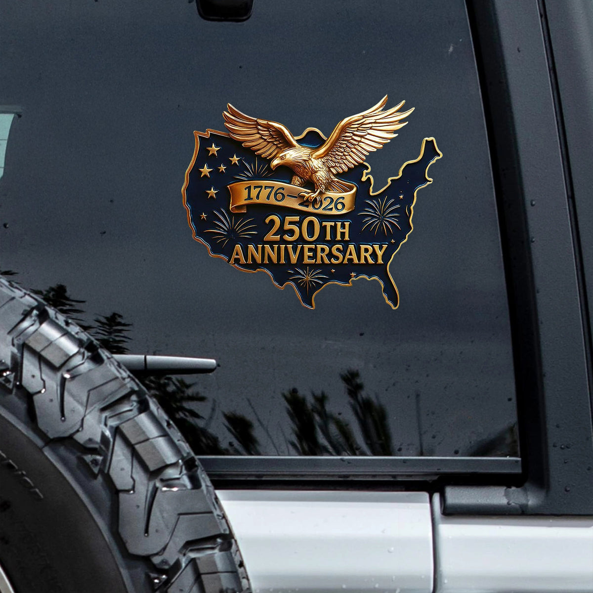 250th U.S Anniversary Car Sticker HO82 900690
