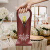 Personalized Wedding Leather Wine Bag Engagement Gift, Wedding Gift for Bride & Groom CH07 896540