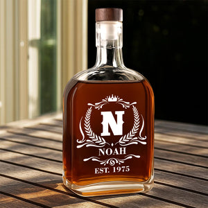 Custom Name Whiskey Bottle Gift For Dad, Husband CH07 896018