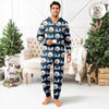 Custom Puppy Photo The Dog Father with Pawprints Design Onesie Pajamas LM32 897209