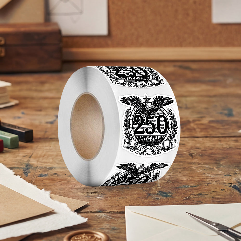 USA 250th Anniversary America 250 Years 1776-2026 Roll Sticker HA75 920670