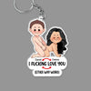 Personalized I F*cking Love You Funny Keychain Valentine Gifts HA75 920014