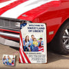 Welcom To The Sweet Land Of Liberty Metal Sign TH10 898547