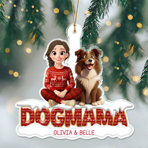 Personalized Dog Dad Dog Mom Acrylic Ornament TH10 896443