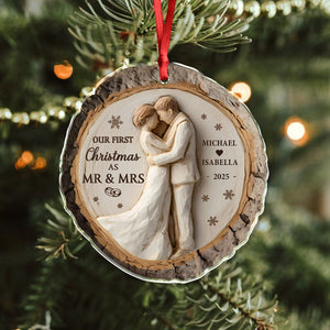 Our First Christmas- Personalized Acrylic Ornament CH07 899334