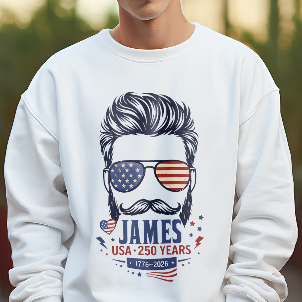 Custom Name Mom Dad USA 250th Anniversary Matching Patriotic Parents Shirt CH07 910656