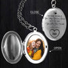 Custom Photo Happy Mother's Day Gift To Me You Are The World Locket Necklace HO82 893658