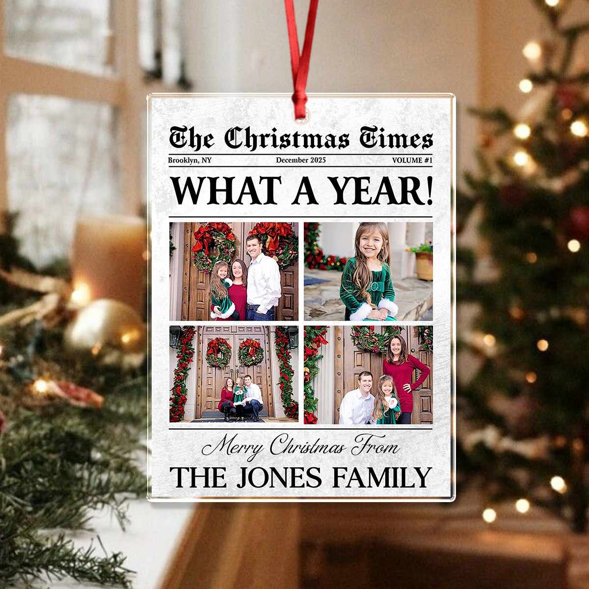 Custom Photo What A Year Acrylic Ornament For Family TH10 894437