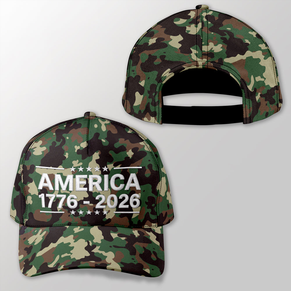American 1776-2026 250 Years Anniversary AOP Cap TH10 169419