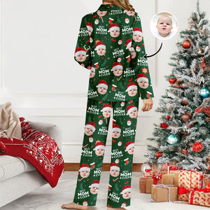 Custom Photo Best Dad Ever Christmas Pajamas CH07 899734