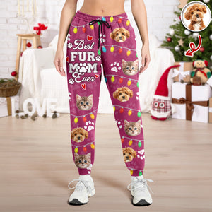 Custom Photo Best Dog Cat Dad/Mom Ever Sweatpants CH07 899138