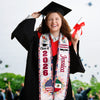 Personalized Country Flag Class of 2026 Graduation Stoles LM32 897969