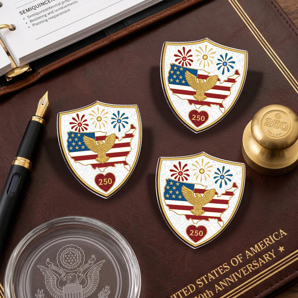 USA 250 With Eagle Acrylic Pin TH10 169313