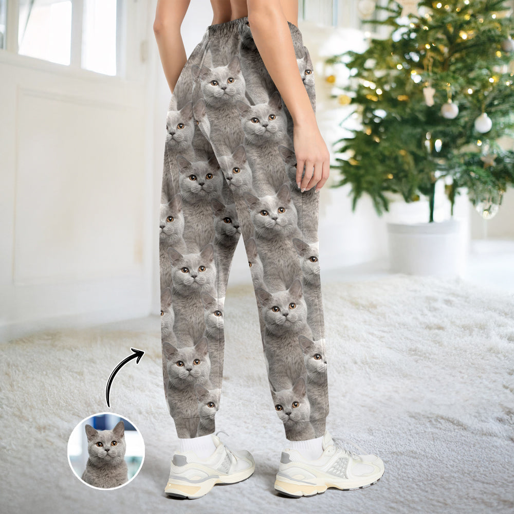 Custom Photo Funny Moment Cat Sweatpants HA75 897702