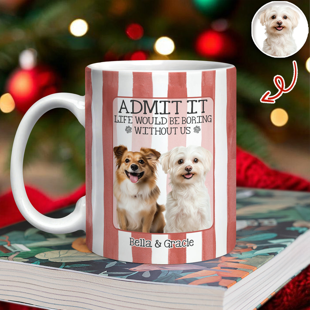 Custom Pet Photo Life Is Better With Pets Mug Gift For Pet Lovers LM32 897573