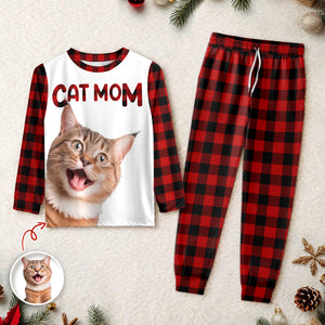 Custom Photo Cat Mom Cat Dad Personalized Sleepwear Gift For Cat Lovers CH07 899108