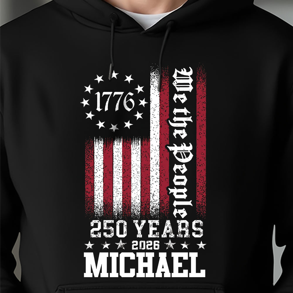 Personalized We The People 250 Years Dark Shirt TH10 898625