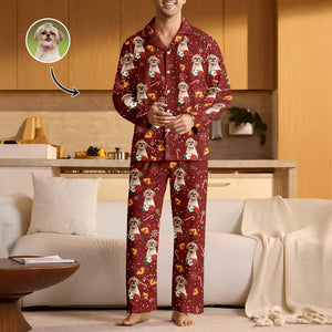Custom Pet Photo Christmas Pajamas Gift For Pet Lovers TH10 896047