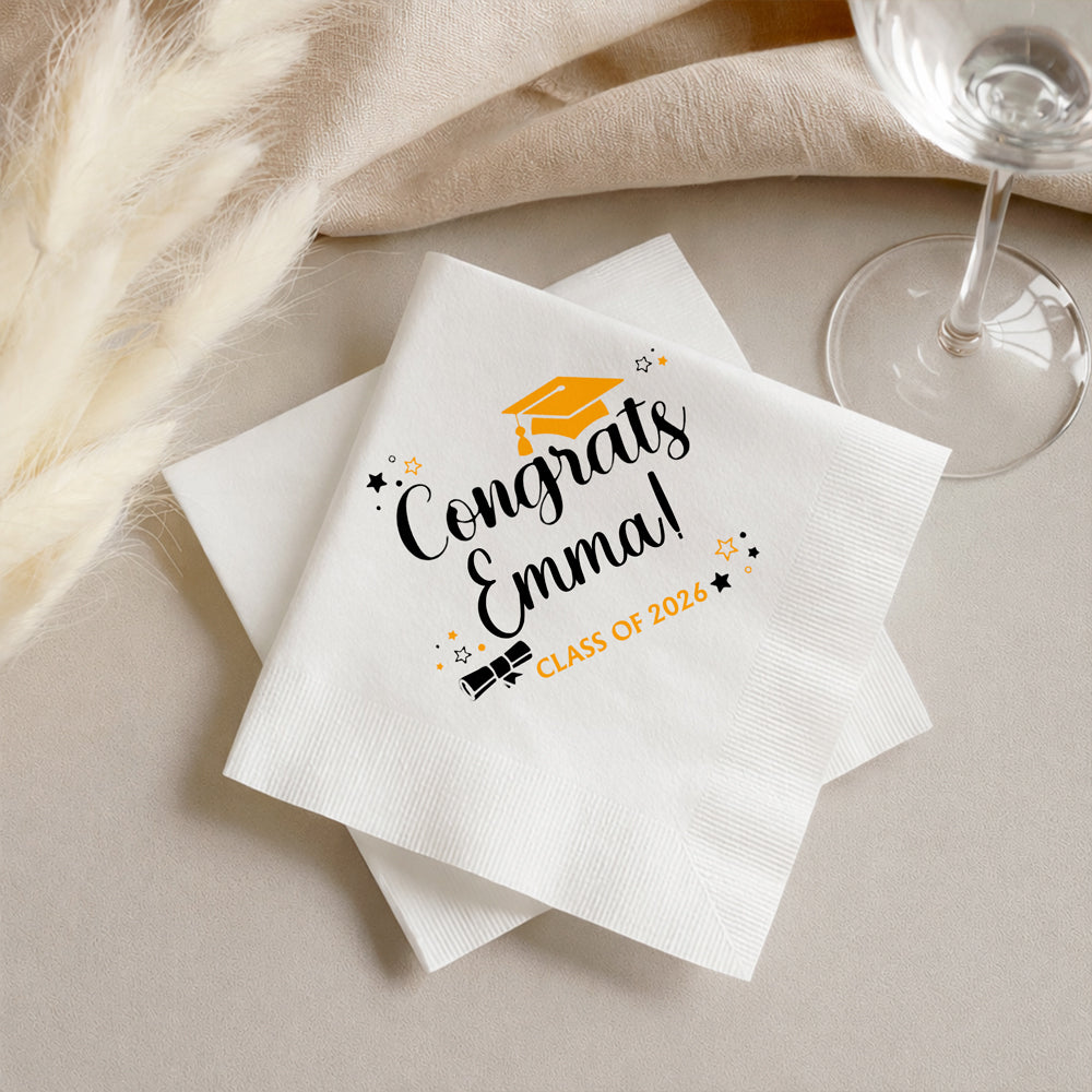 Personalized Congrats Class of 2026 Graduation Napkins HA75 921198