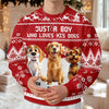 Just A Girl Who Loves Her Dog Christmas Ugly Sweater TH10 896289