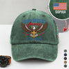 Custom Name God Bless America Patriotic 1776-2026 Eagle Embroidered Baseball Cap HO82 901898
