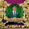 Custom Photo Congrats Graduation Class Of 2026 Balloons Backdrop HO82 902032