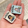 Just A Girl Who Love Books Personalized Magnetic Leather Bookmark gift for Book Lovers CH07 899524