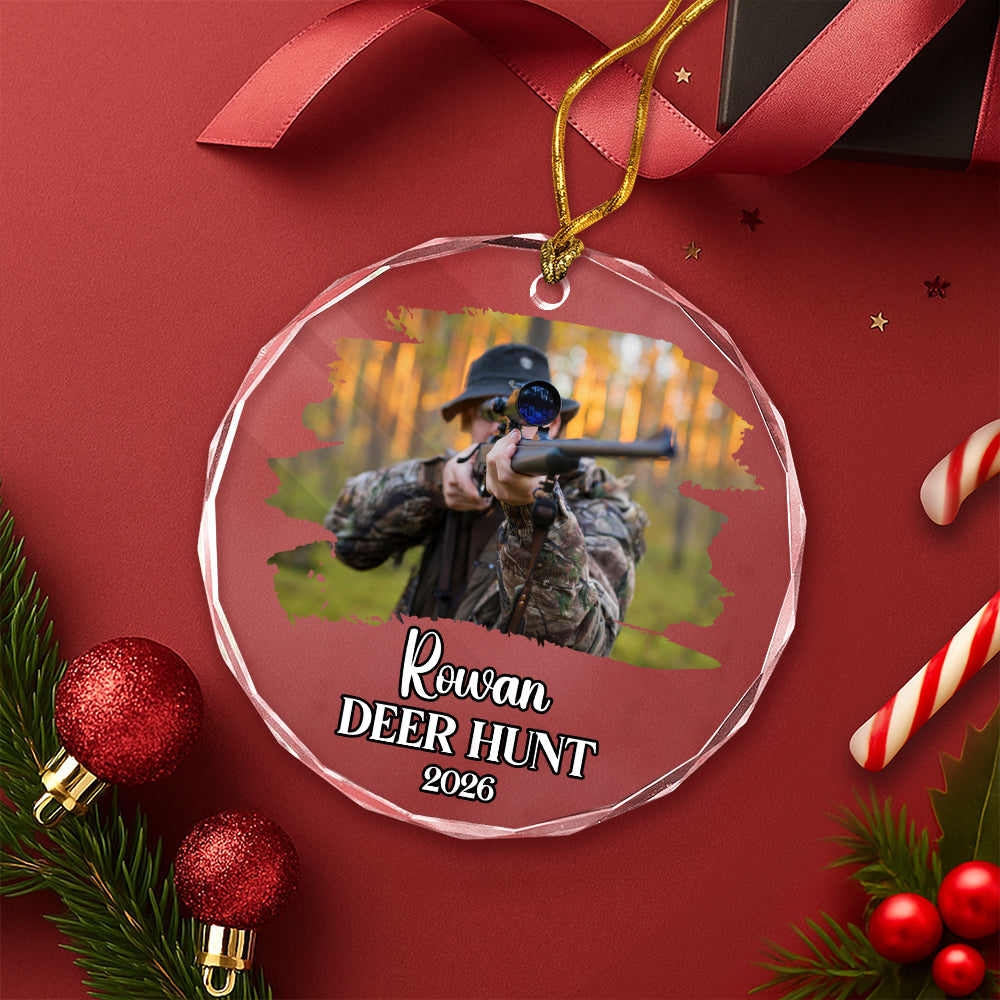 Custom Photo Hunting Glass Ornament TH10 896667