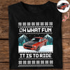 Custom Photo Oh What's Fun It Is To Ride Dark Shirt HO82 900642