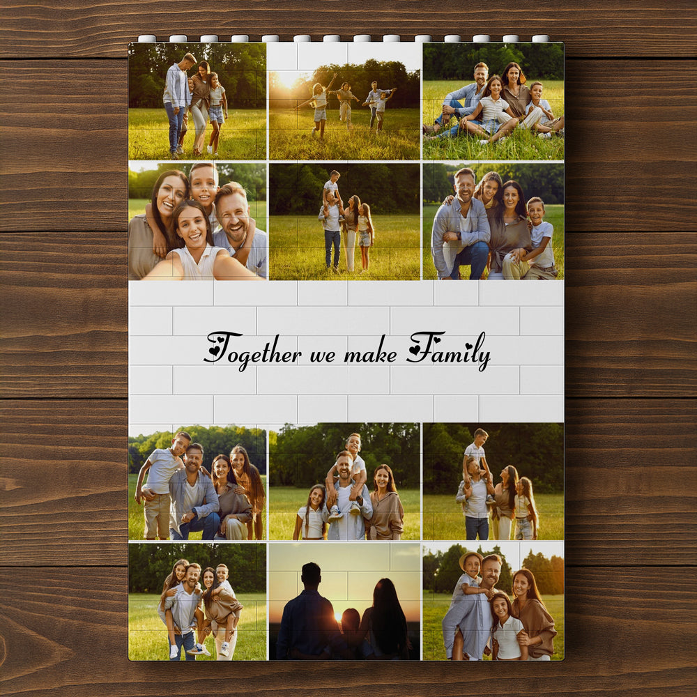 Custom Photo Together We Make Family Building Brick Blocks Mother's Day Gift HA75 920644