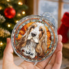 Personalized Dog Portrait Art Glass Ornament Gift For Dog Lovers TH10 896415